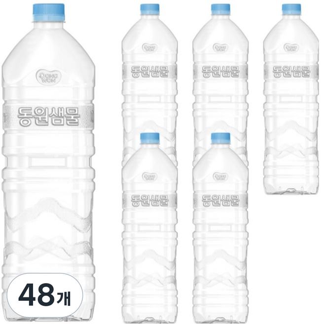 동원 샘물 무라벨, 2L, 48개