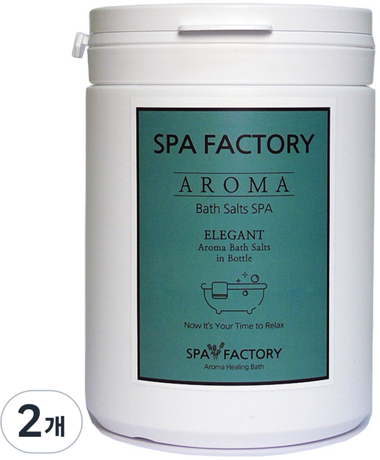 SPA FACTORY 優雅喜馬拉雅粉紅香氛浴鹽 沐浴劑 芬多精, 1kg, 2個