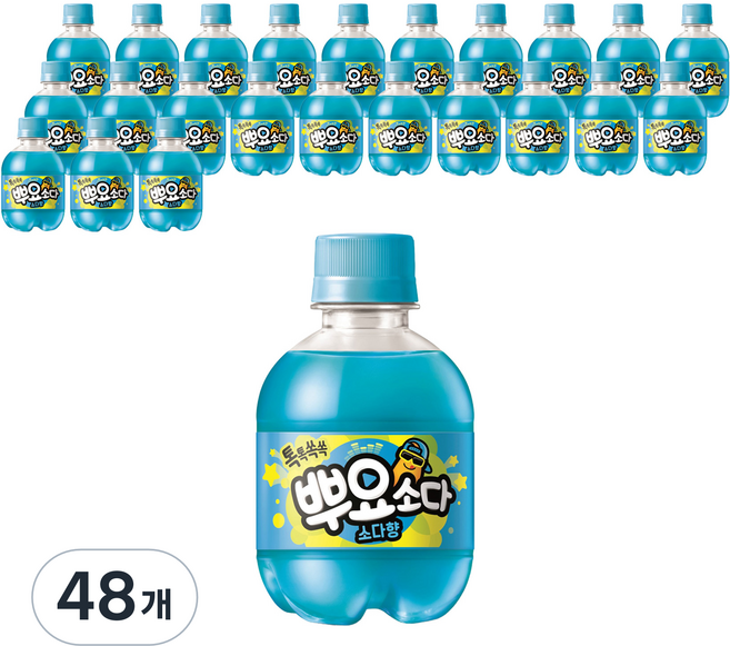 뿌요 소다 소다향, 245ml, 48개