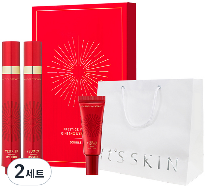잇츠스킨 프레스티지 이으 투엑스 진생 데스까르고 더블 세트, 2세트, 15ml