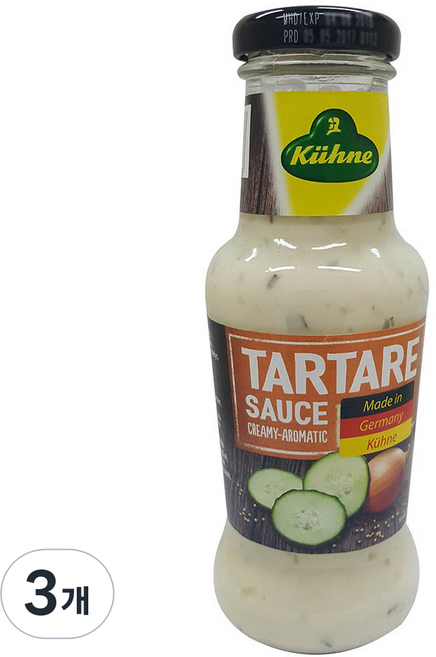 타르타르소스, 3개, 250ml