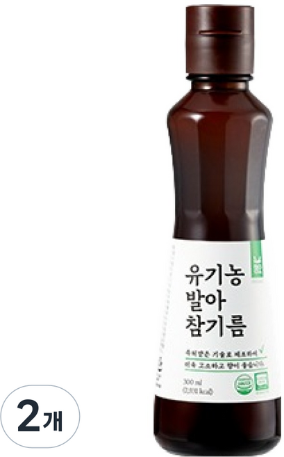 CHUNG-O 有機發酵芝麻油, 300ml, 2個