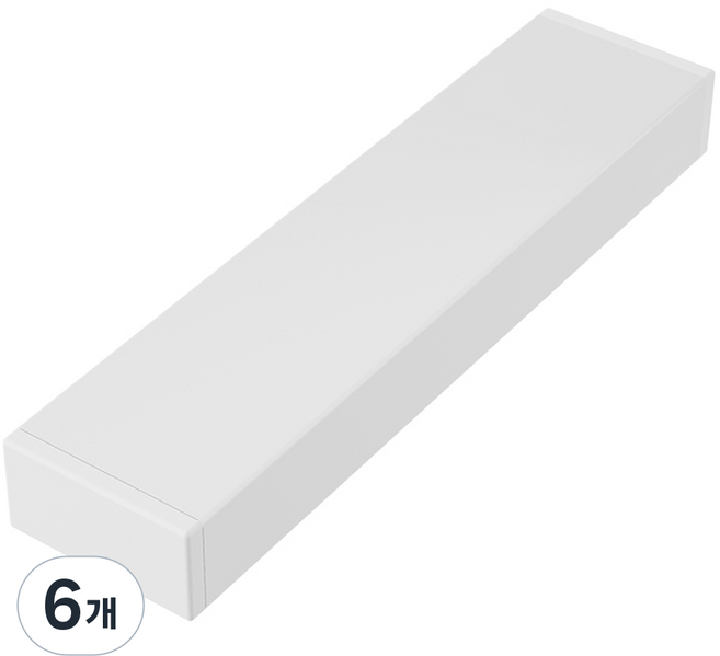 카멜마운트 모니터암 전용 클램프 거치 고정 보강판 각파이프 SP4020, 화이트, 6개