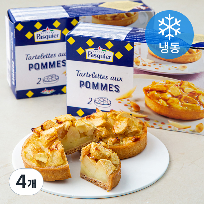 파스키에 애플 타르트 2p (냉동), 240g, 4개