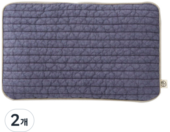 현미온미 기본 클래식 배 찜질팩 네이비, 2개