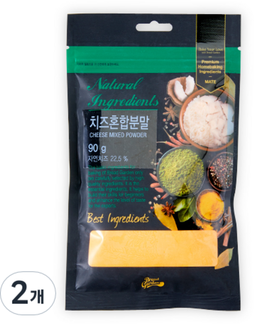 브레드가든 치즈혼합분말, 90g, 2개