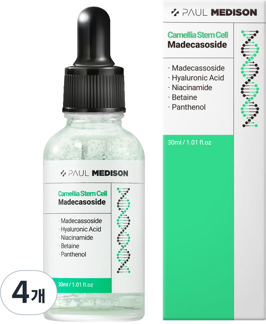 PAUL MEDISON 山茶花幹細胞積雪草苷安瓶, 4個, 30ml