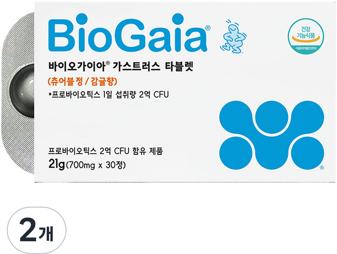 BioGaia 寶乖亞 胃腸錠, 2個, 30錠