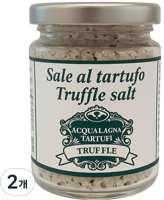 ACQUALAGNA TARTUF 黑夏松露鹽, 2個, 100g