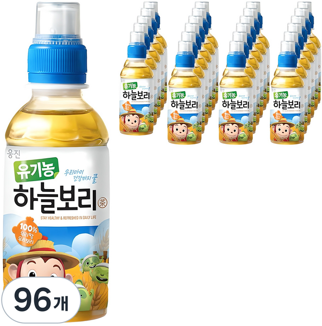 하늘보리 유기농 액상차, 200ml, 96개, 보리차
