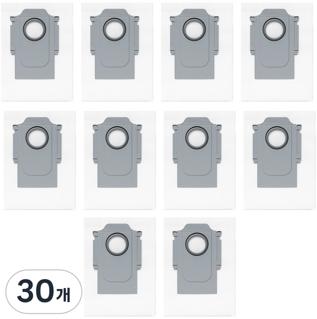 멋진공간 로보락 S7 / S7 Maxv Ultra / S8 / S8 plus / S8 Pro ultra / Q5 / Q7 / Q8 호환 더스트백, 30개