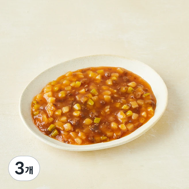 원더스푼 아이들 한우스테이크소스덮밥, 130g, 3개 - 쿠팡