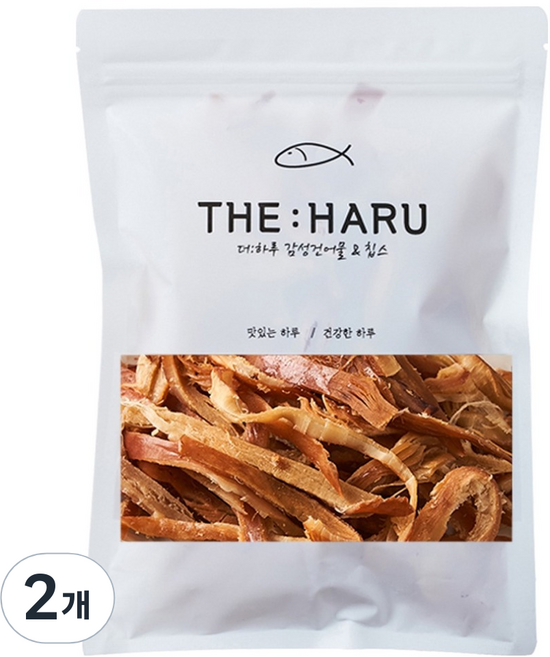 THEHARU 페스츄리같은 바베큐 조미오징어, 2개, 200g