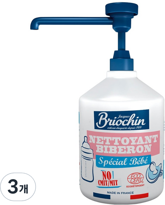 브리오신 과일 채소 젖병 주방세제, 500ml, 3개