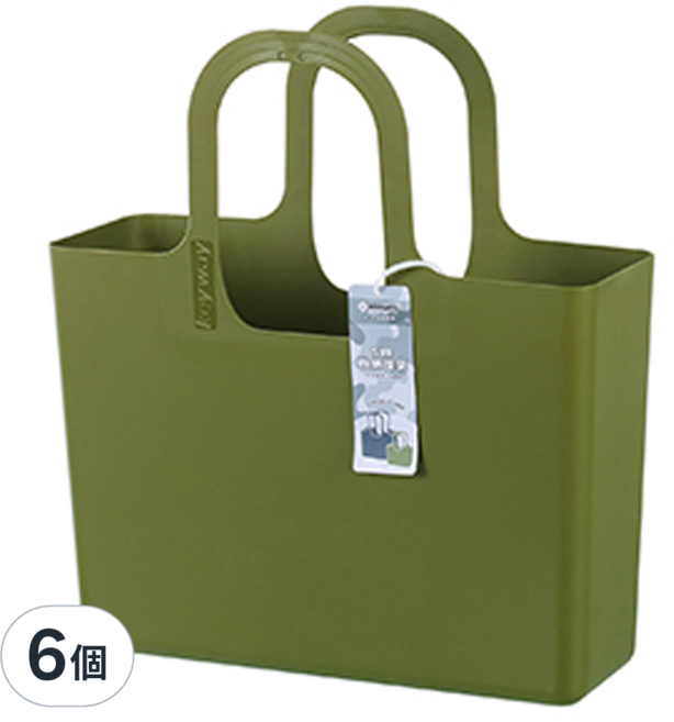 KEYWAY 聯府 SUV收納提袋 SF352-1 475 x 155 x 520mm, 綠色, 6個