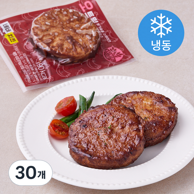 네네치킨 네꼬닭 닭가슴살 오트밀 스테이크 데리야끼맛 (냉동), 100g, 30개