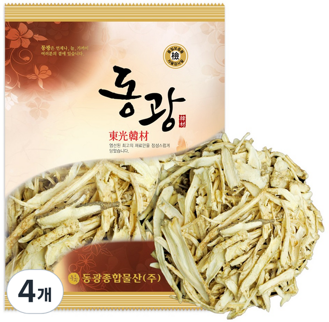 동광한방몰 국내산 말린 약도라지, 300g, 4개