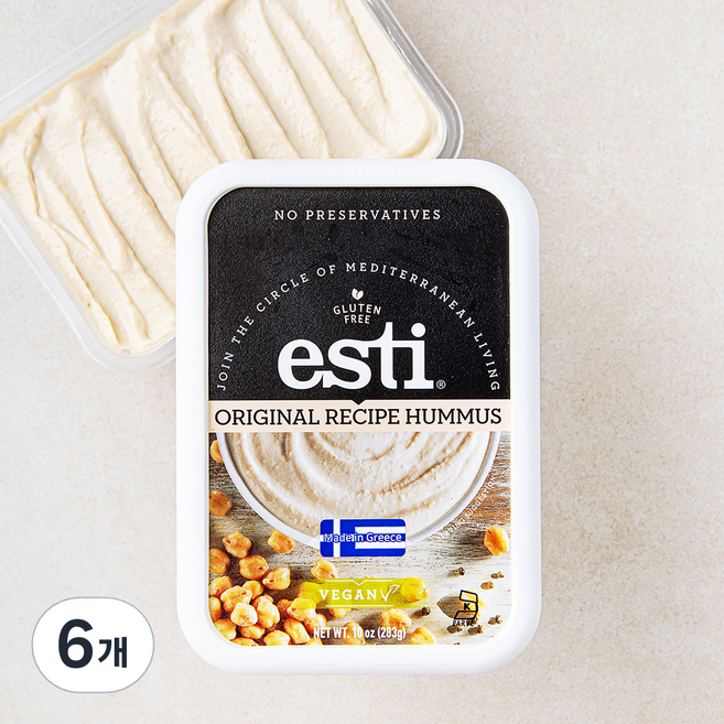 에스티 오리지널 후무스, 283g, 6개