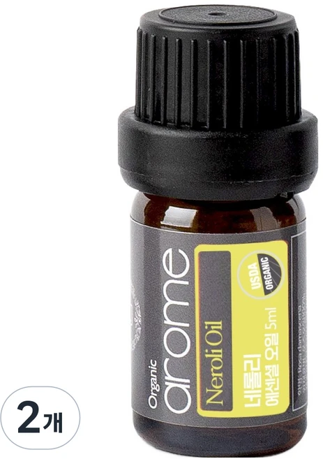 퓨어스 네롤리 에센셜 오일, 2개, 5ml - 쿠팡