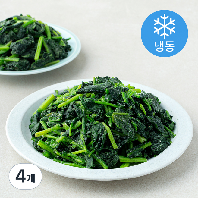 시금치 (냉동), 4개, 1kg