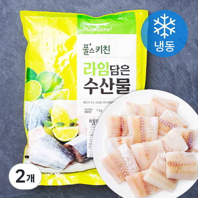 풀스키친 라임담은 동태살 탕용 (냉동), 1kg(14토막), 2개