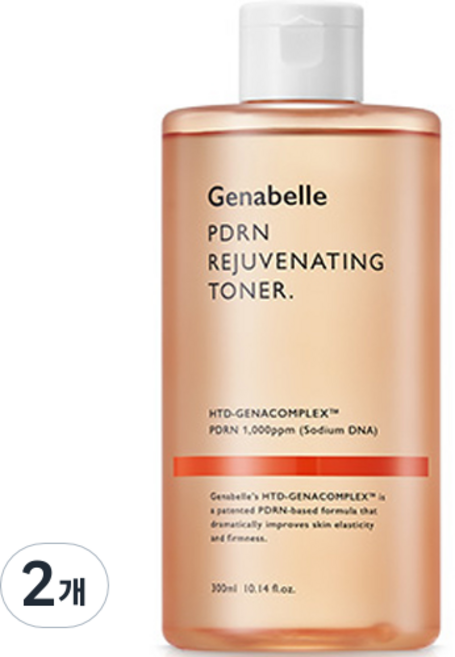 제나벨 피디알앤 리쥬비네이팅 토너, 300ml, 2개