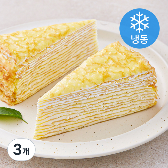 데르뜨 커스터드 크레이프 (냉동), 90g, 2개입, 3개