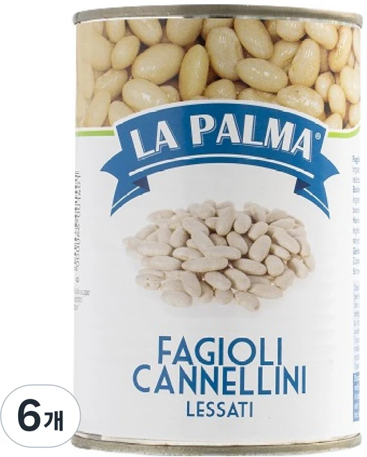 라팔마 까넬리니빈, 400g, 6개 - 쿠팡