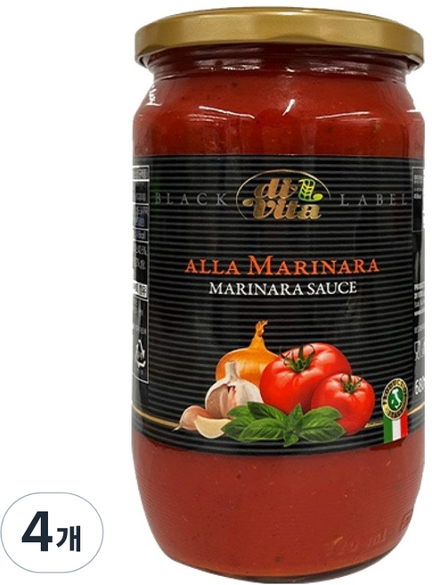 디비타 마리나라 소스, 4개, 680g