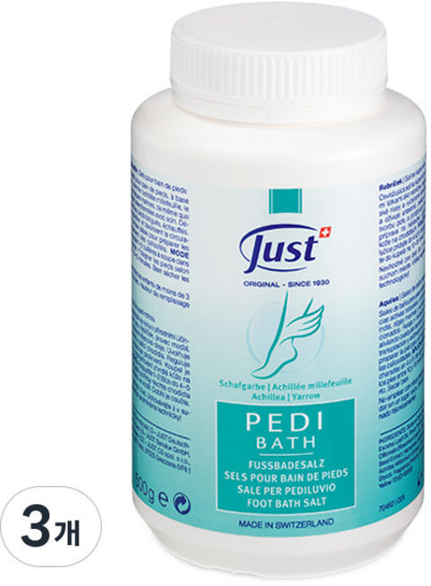 스위스유스트 페디 솔트 500g, 1개입, 3개, 500ml