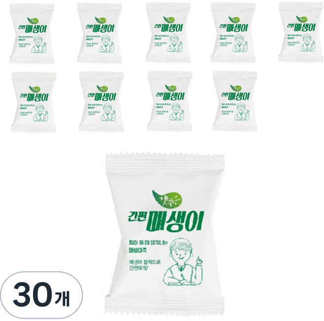 갯푸른 간편 매생이 블럭, 2g, 30개