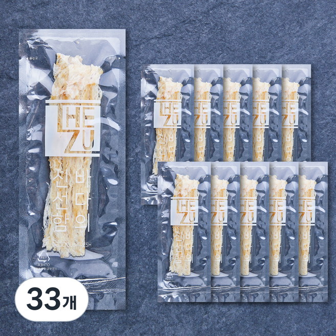 더주 땅콩버터 오징어, 33개, 15g