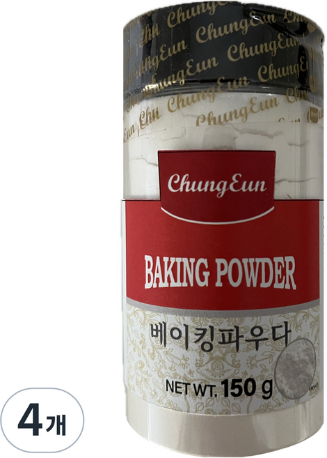 Cheongeun F&B 泡打粉, 4個, 150g