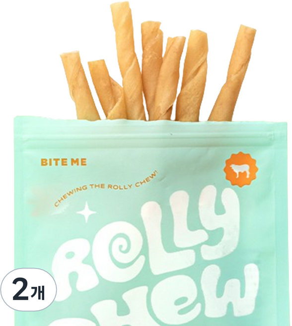 바잇미 강아지 롤리츄 간식, 산양유, 35g, 2개