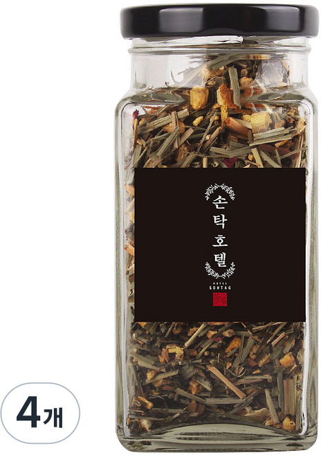 Sontag Hotel 薑檸檬浸泡茶瓶裝補充包, 50g, 4個, 1入