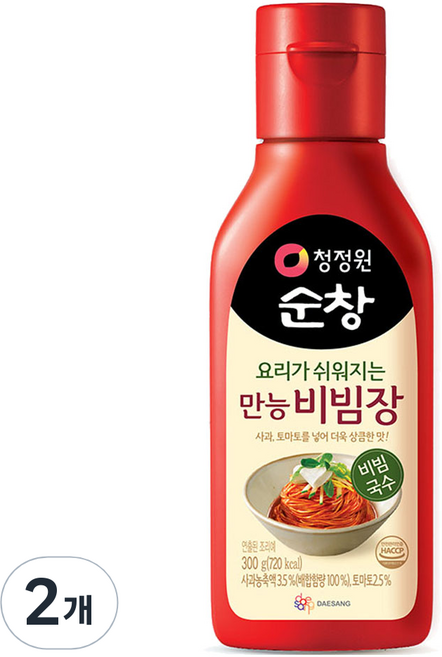 清淨園 Sunchang 萬能拌醬 軟管型, 2個, 300g