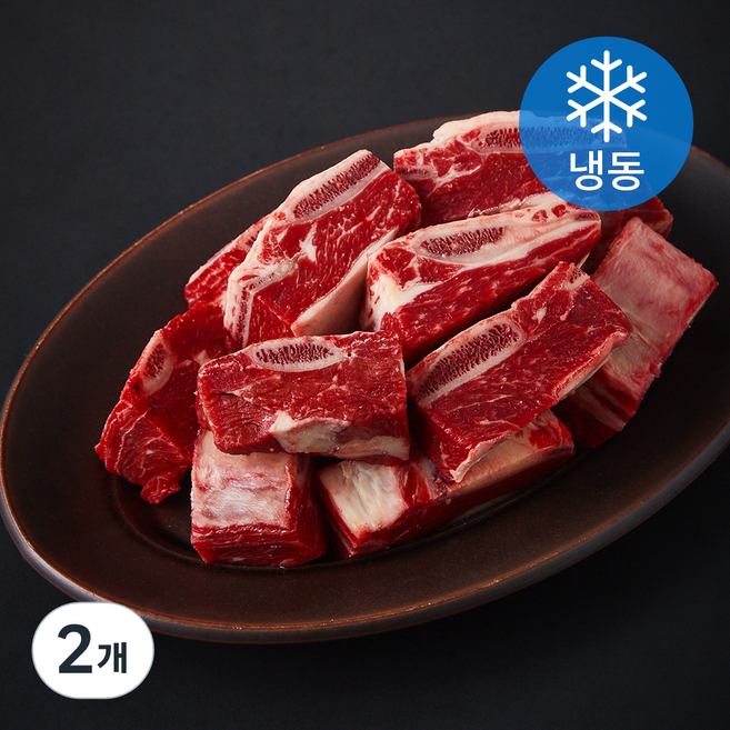 굿미트찹 호주산 우갈비 찜용 (냉동), 2개, 1kg