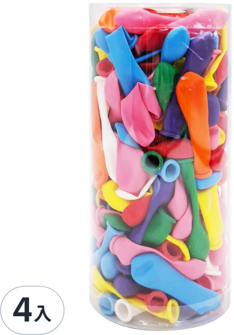 Her-Ea 禾亦 筒裝小氣球-大, 4入