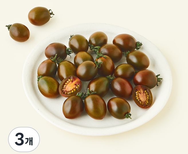 흑대추 방울토마토, 3개, 500g