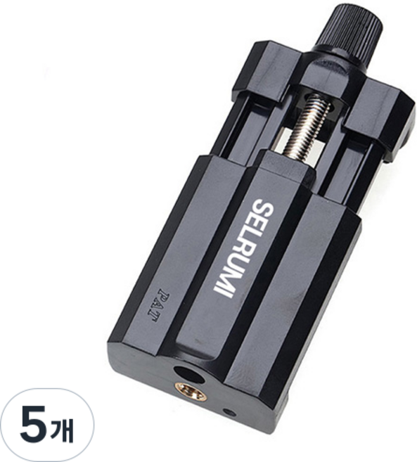 셀루미 프로페셔널 고급형 스마트폰 전용 삼각대 셀카봉 홀더 블랙, SEL-SH01D, 5개