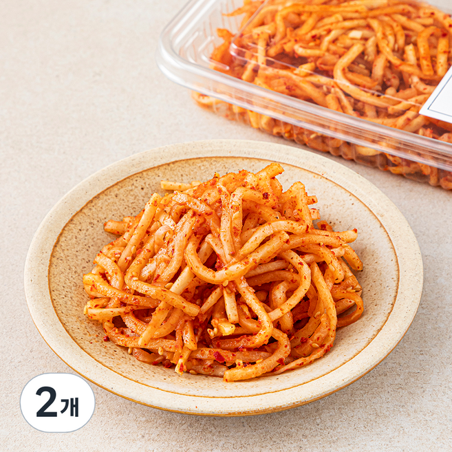 식탁위의사계 녹선 무생채, 200g, 2개