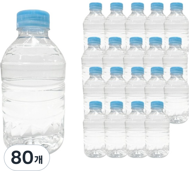 동원샘물 생수 무라벨, 300ml, 80개