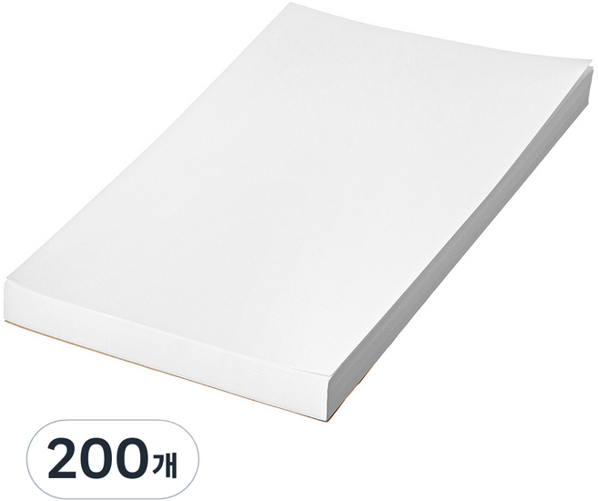 탐사 프리미엄 무지 상장용 백상지 160g, 화이트, 200개