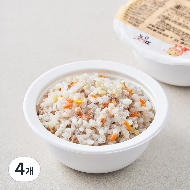 짱죽 후기 11개월~ 이유식 한우뿌리채소진밥, 200g, 4개