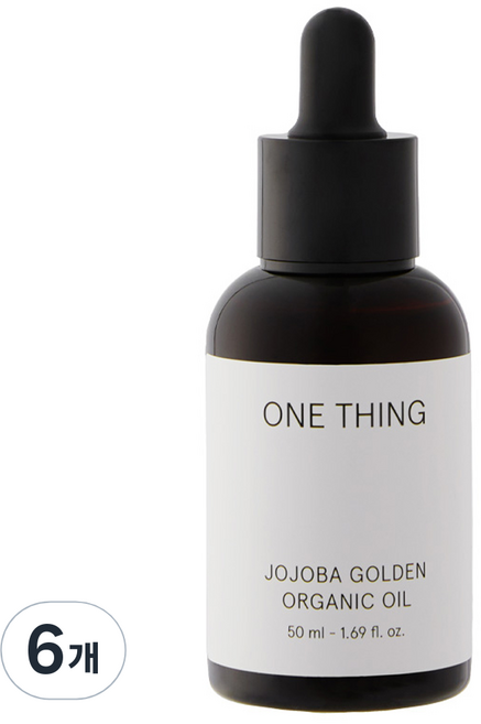 원씽 유기농 비정제 냉압착 호호바 오일, 50ml, 6개