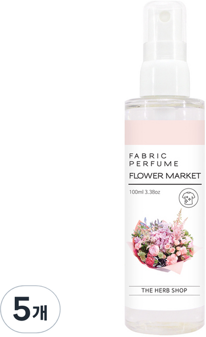 더허브샵 섬유향수 플라워마켓, 5개
