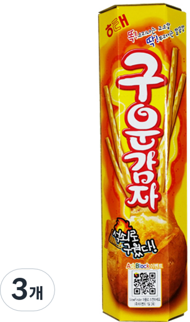 해태제과 구운감자, 27g, 3개