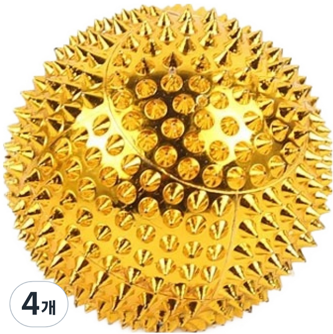 덴빌리어 상쾌한 쾌적한 마사지 기구 5.6cm, 4개, 골드