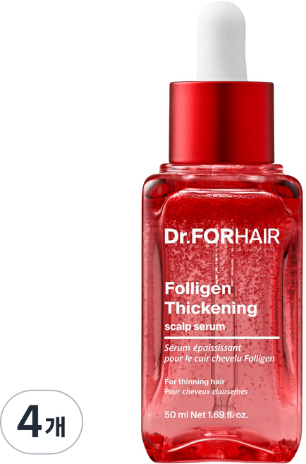 Dr.FORHAIR 頭頂防脫安瓶 Poligen 增髮頭皮精華液, 50ml, 4個