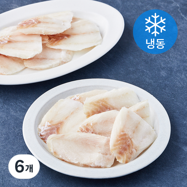 명태 슬라이스 (냉동), 6개, 400g